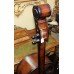 Unusual Walnut Style Cello Drinks Wine Bottle Rack Cabinet