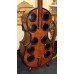 Unusual Walnut Style Cello Drinks Wine Bottle Rack Cabinet