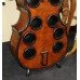 Unusual Walnut Style Cello Drinks Wine Bottle Rack Cabinet