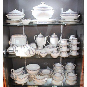 Top Quality 10 Place Wedgwood Waverley Dinner Tea Coffee Service 130 Pieces