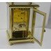 Woodford England Gold Plated Mechanical Carriage Clock